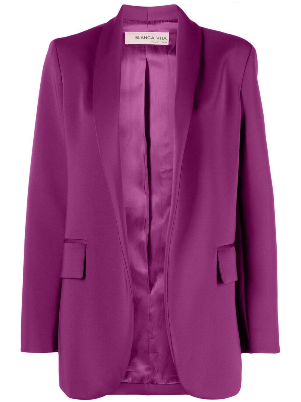 Blanca Vita open-front blazer - Pink von Blanca Vita