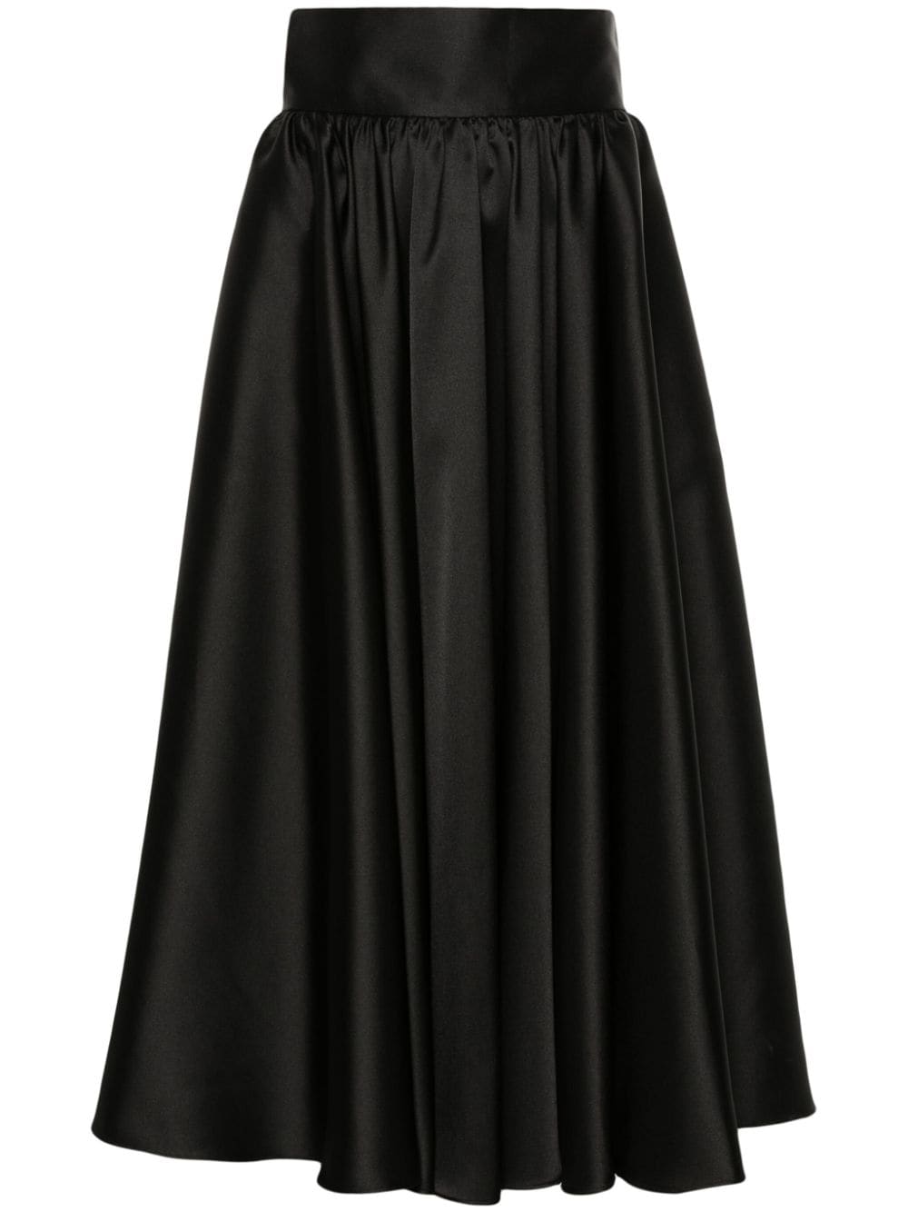 Blanca Vita pleated maxi skirt - Black von Blanca Vita