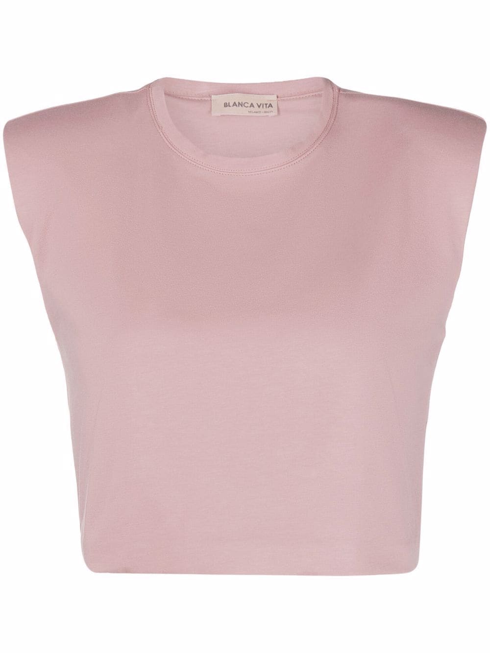 Blanca Vita sleeveless crop top - Pink von Blanca Vita