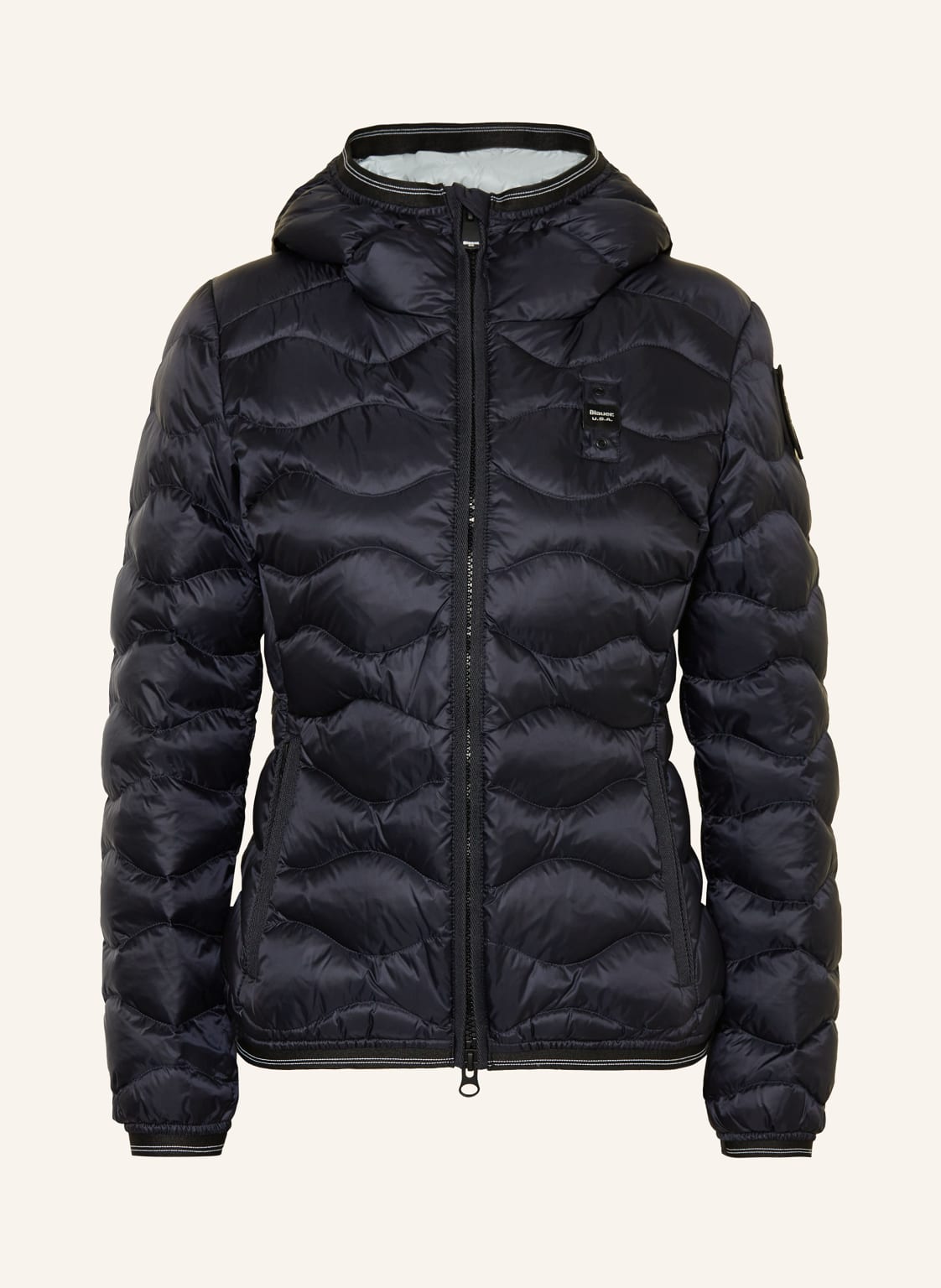 Blauer Daunenjacke Camelia Mit Schmucksteinen blau Blauer Daunenjacke Camelia Mit Schmucksteinen blau von Blauer