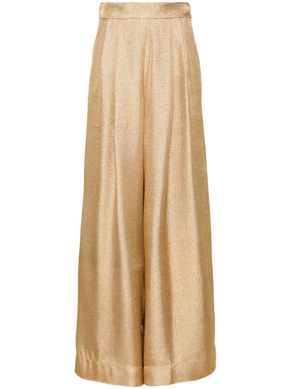 Blazé Milano Preserverance Faverolles metallic-threading trousers - Gold von Blazé Milano