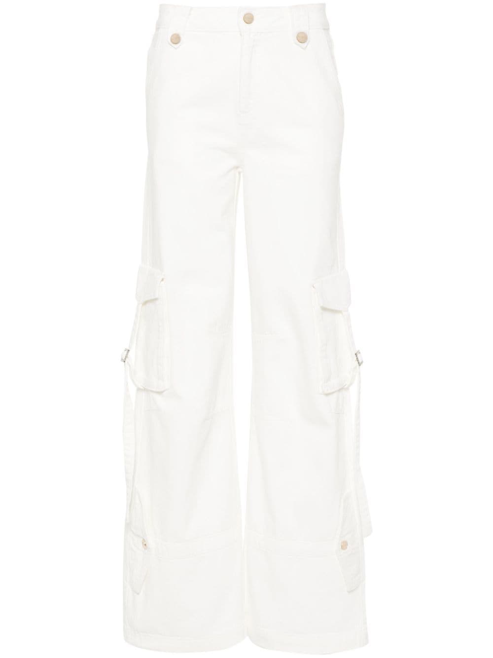 Blugirl mid-rise straight-leg trousers - White von Blugirl