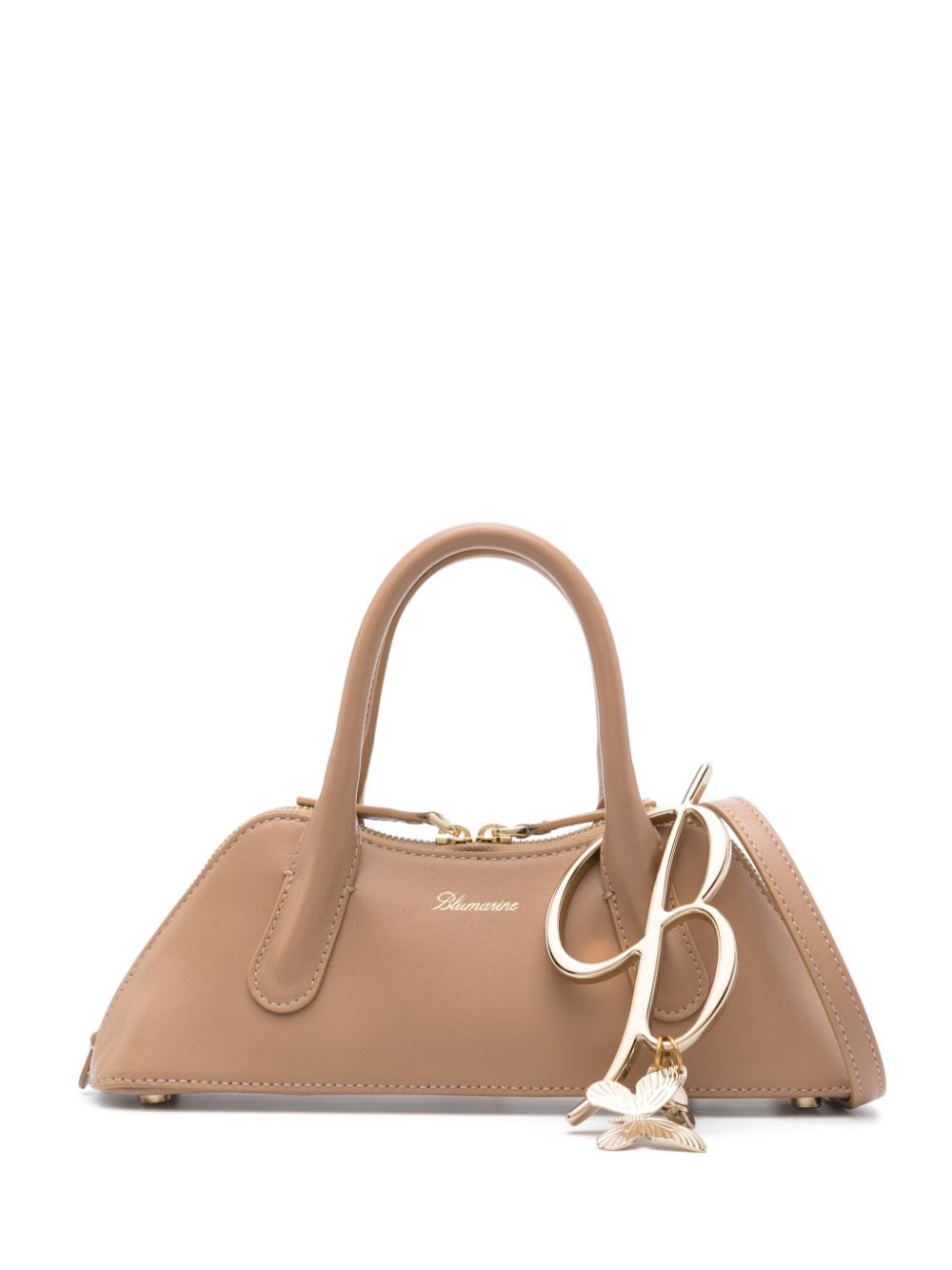 Blumarine Kiss Me leather tote bag - Neutrals von Blumarine