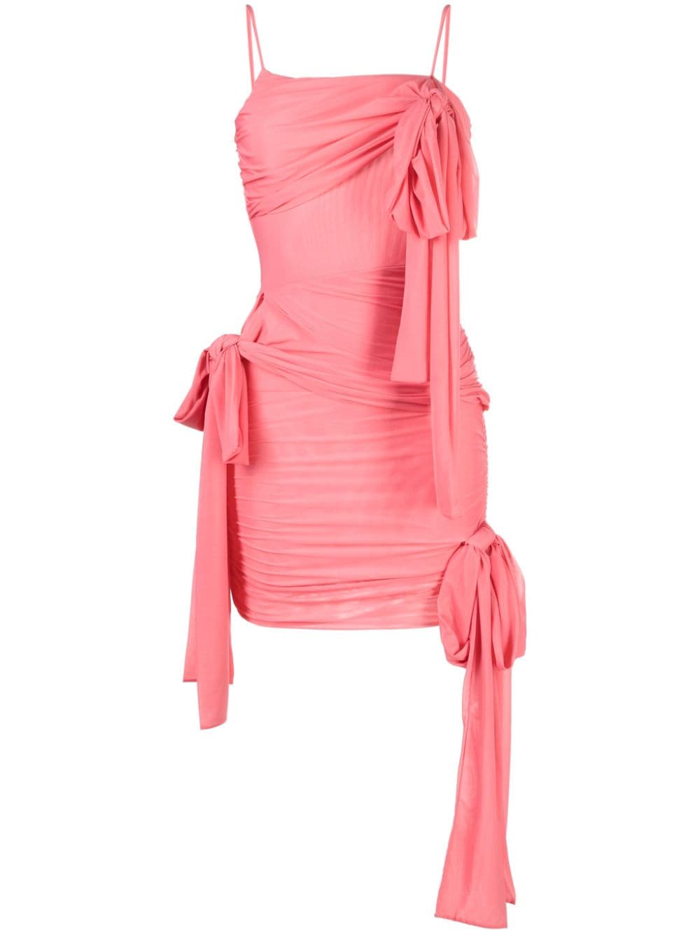 Blumarine asymmetric sash-detailing minidress - Pink von Blumarine