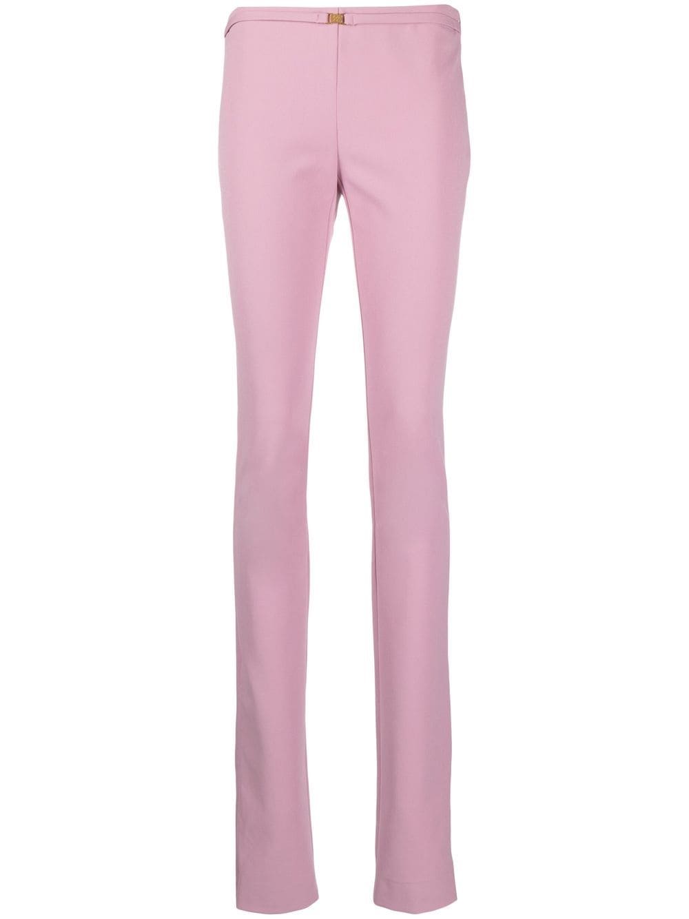 Blumarine belted slim-cut trousers - Pink von Blumarine