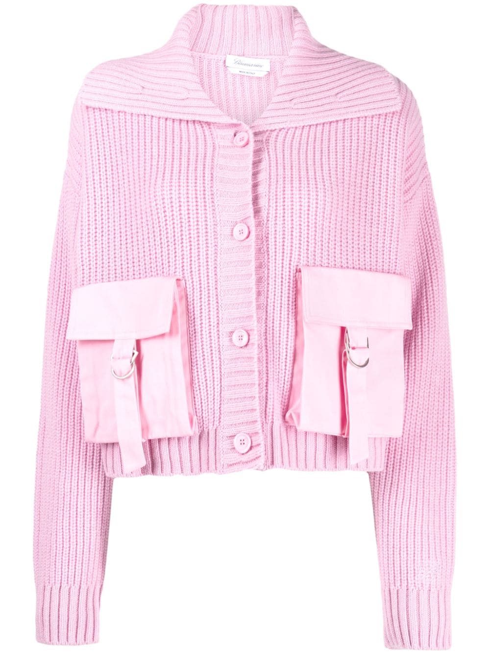Blumarine chunky-knit wool cardigan - Pink von Blumarine