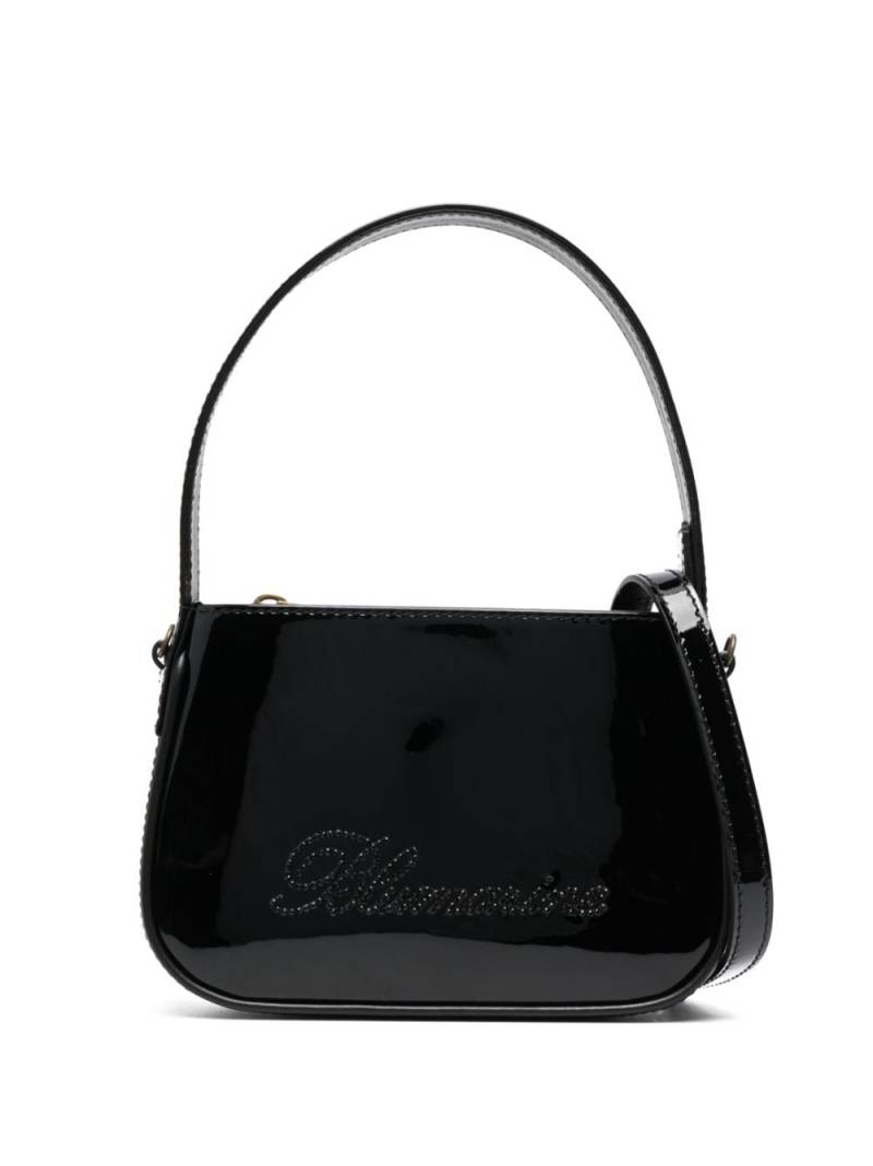 Blumarine logo-detail leather mini bag - Black von Blumarine