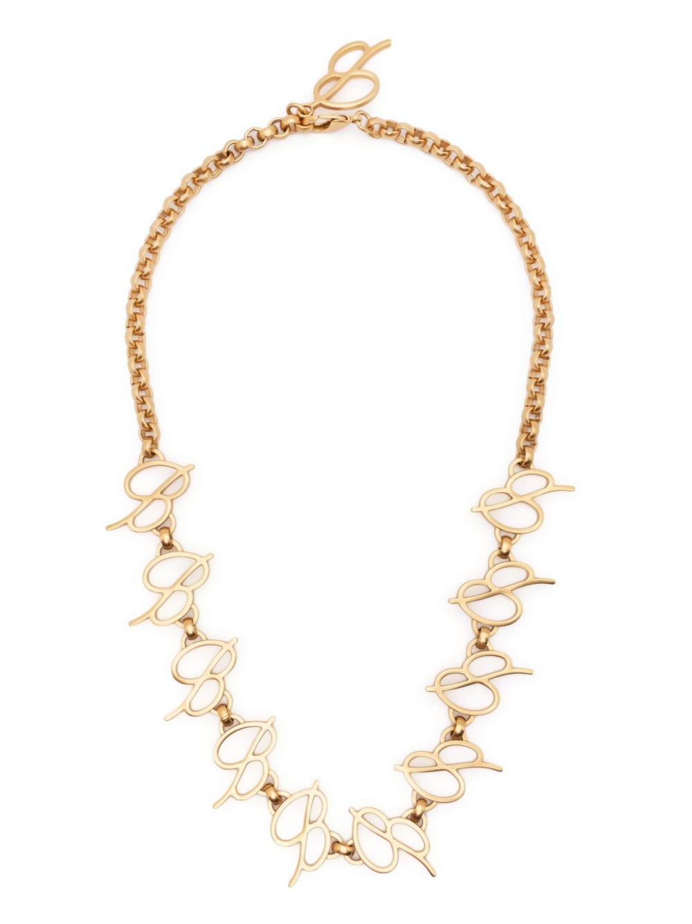 Blumarine logo-embellished choker necklace - Gold von Blumarine