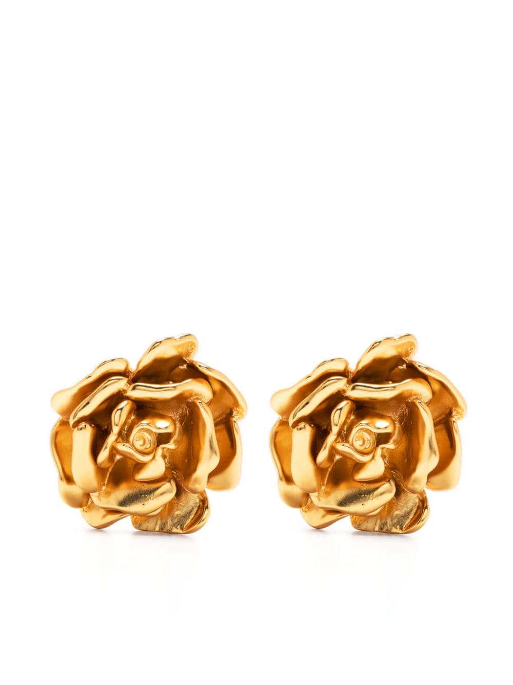 Blumarine post-back floral earrings - Gold von Blumarine