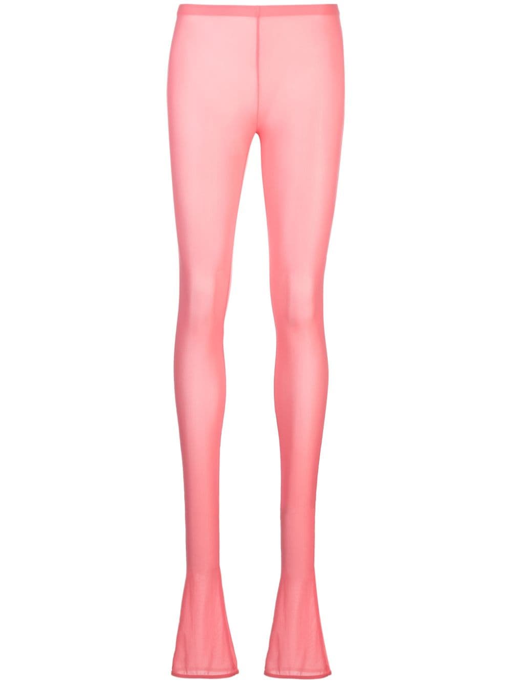 Blumarine semi-sheer jersey leggings - Pink von Blumarine