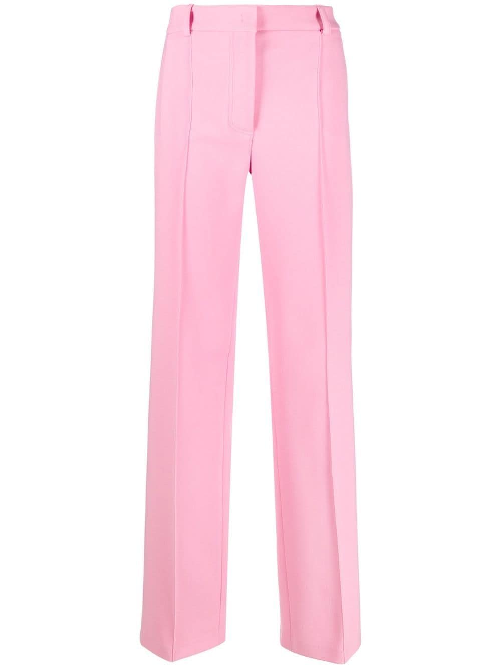 Blumarine straight high-waist trousers - Pink von Blumarine