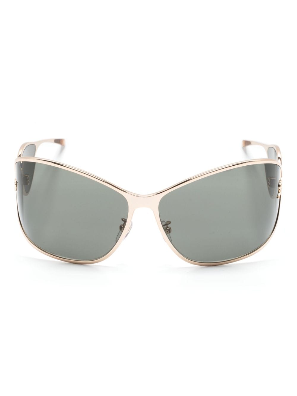 Blumarine wraparound-frame sunglasses - Gold von Blumarine