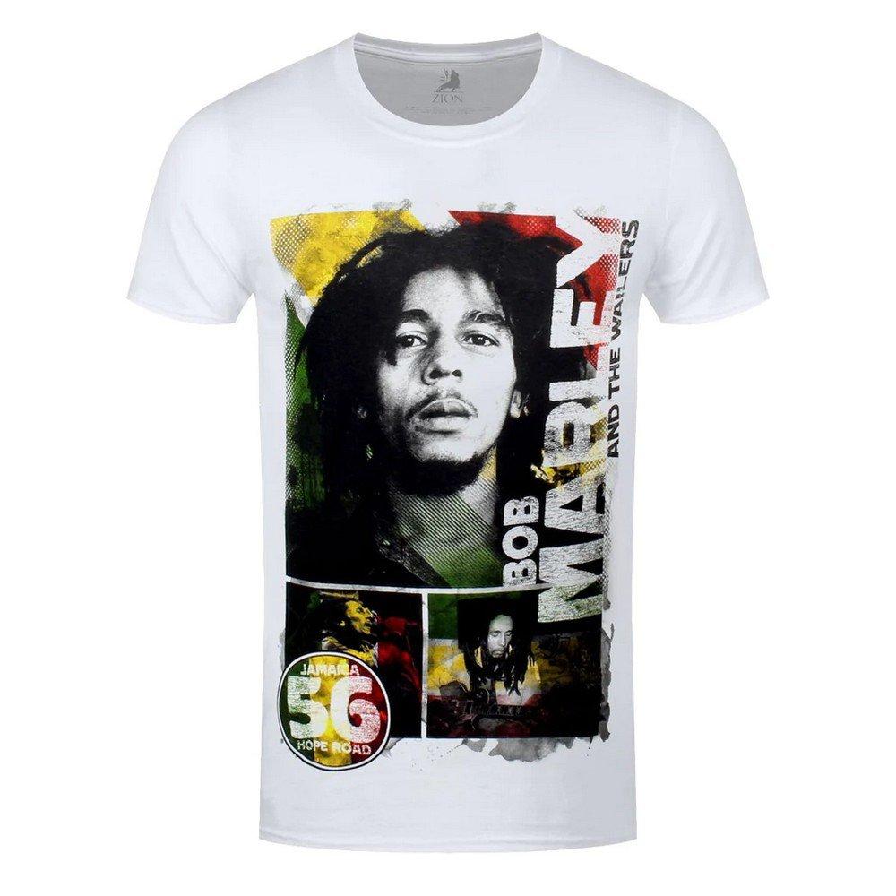 56 Hope Road Rasta Tshirt Damen Weiss M von Bob Marley