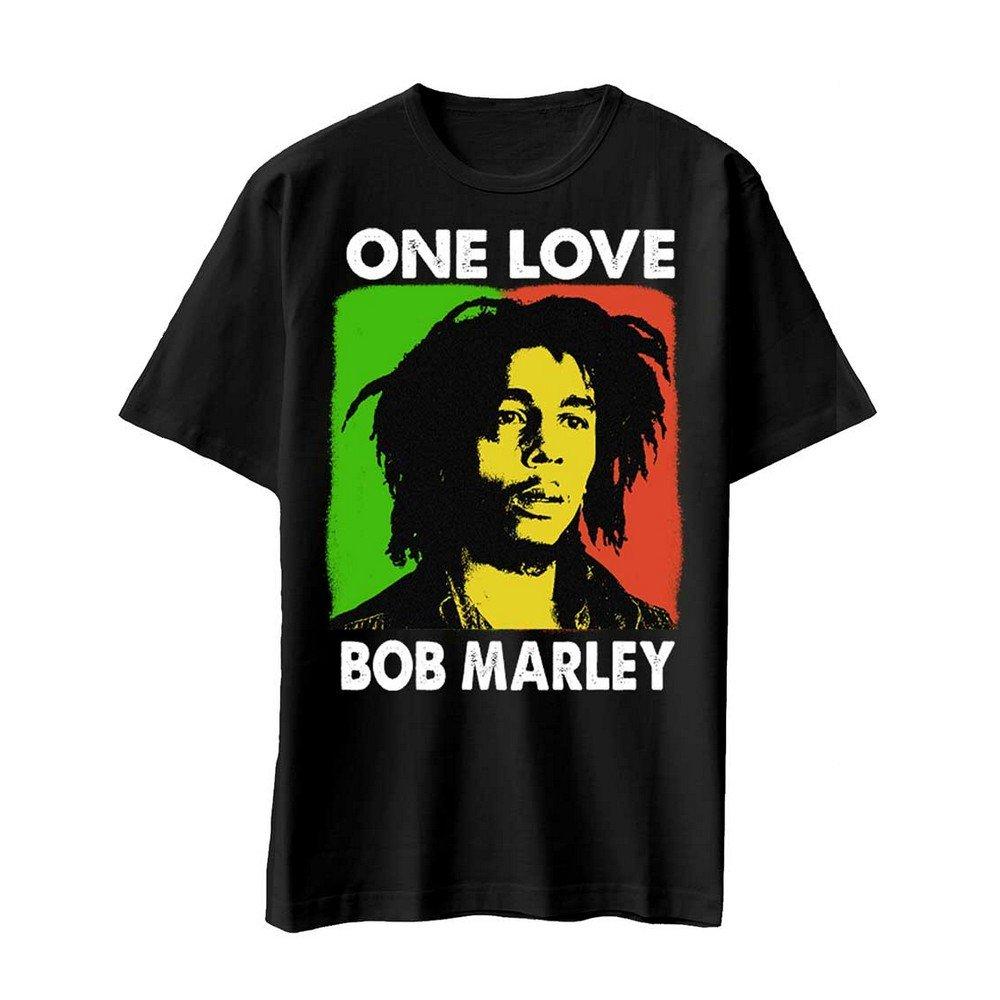 One Love Tshirt Damen Schwarz L von Bob Marley