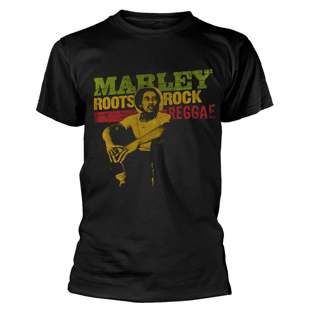 Roots Rock Reggae Tshirt Damen Schwarz S von Bob Marley