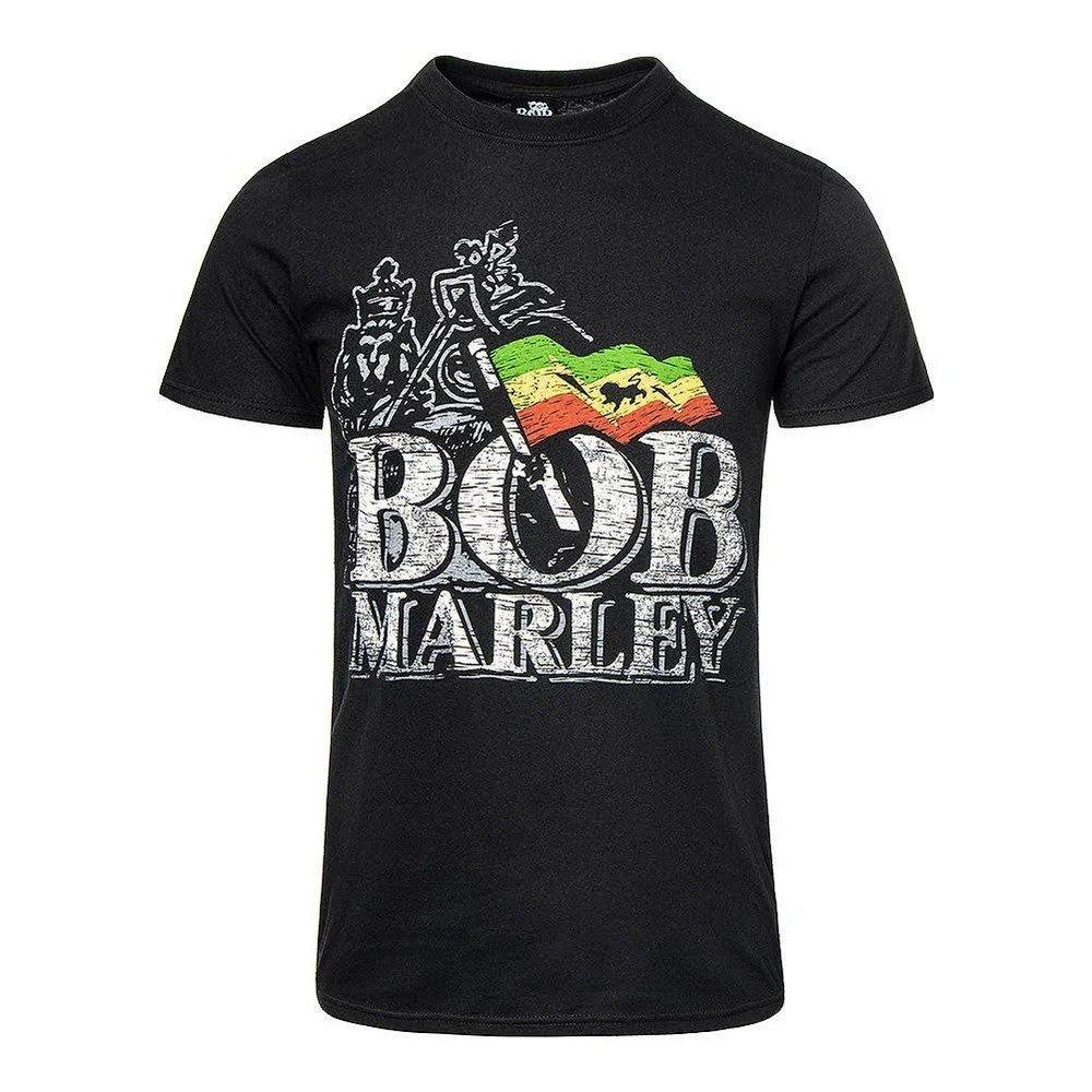 Tshirt Damen Schwarz L von Bob Marley