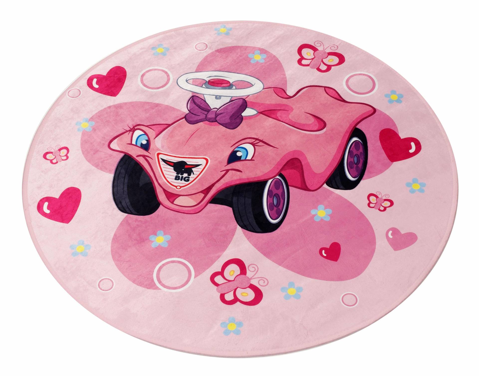 Bobby Car Kinderteppich »Bobby Car 101«, rund, 6 mm Höhe, besonders weich durch Microfaser, Kinderzimmer Bobby Car Kinderteppich »Bobby Car 101«, rund, 6 mm Höhe, besonders weich durch Microfaser, Kinderzimmer von Bobby Car