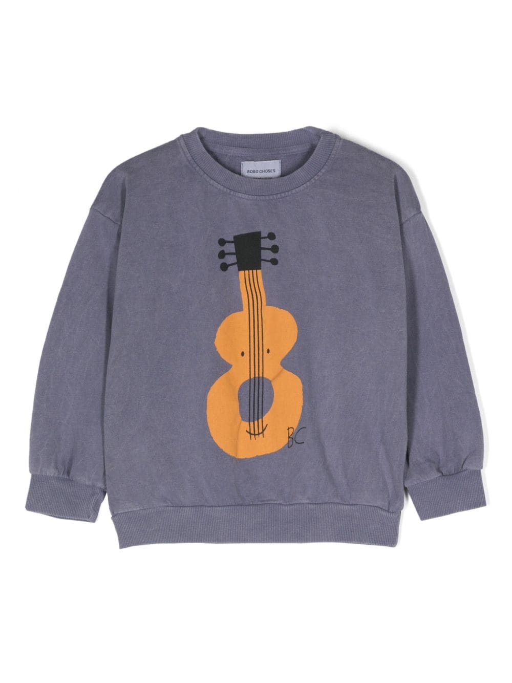 Bobo Choses Acoustic-Guitar-print cotton sweatshirt - Purple von Bobo Choses