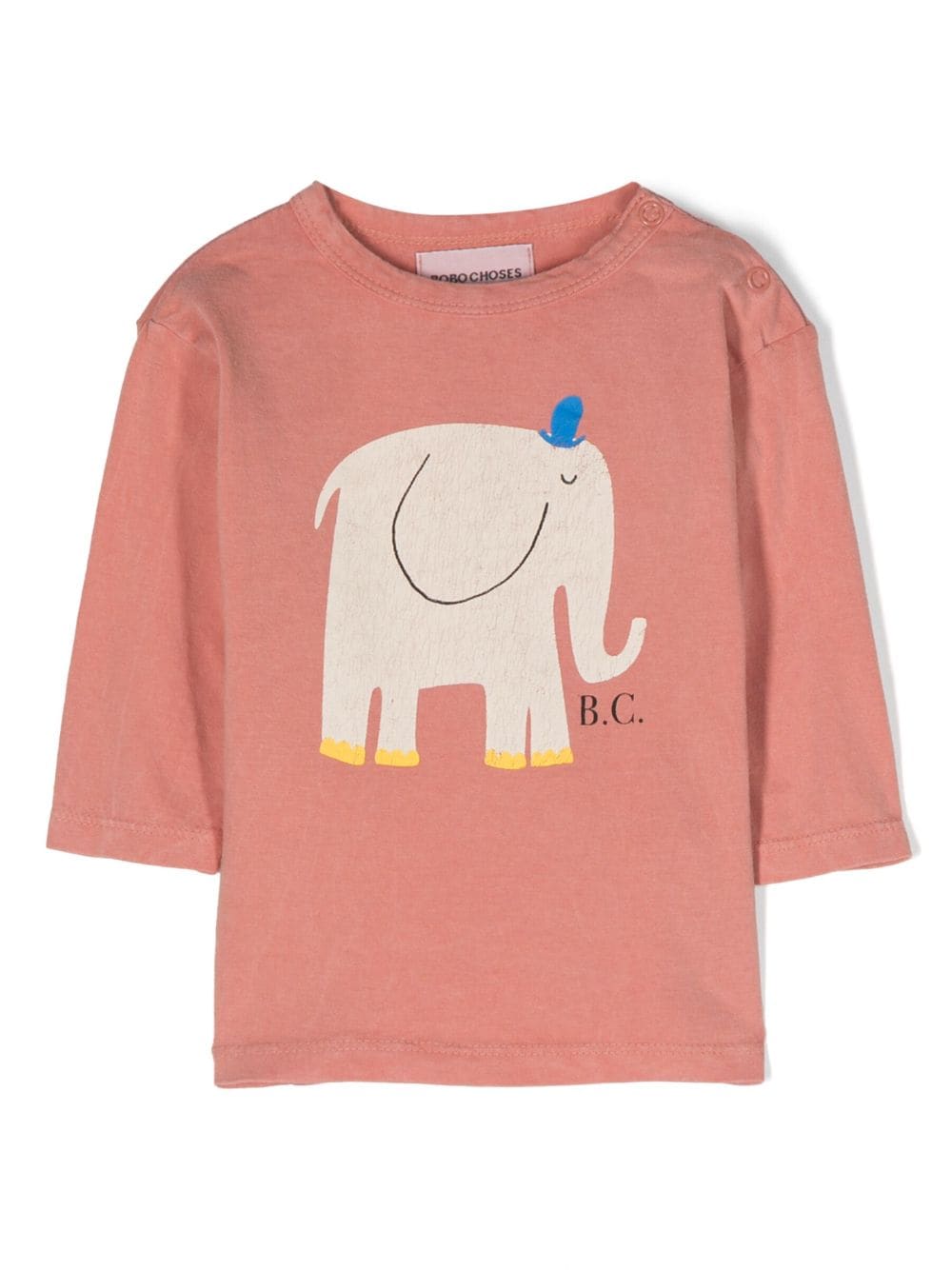 Bobo Choses The Elephant organic cotton T-shirt - Red von Bobo Choses