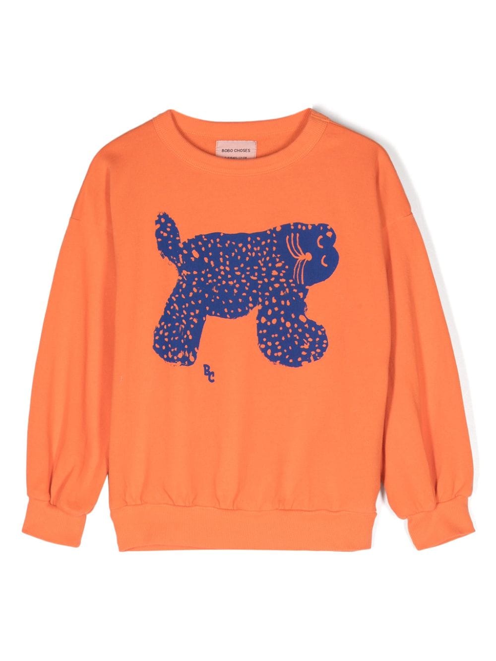 Bobo Choses Big Cat organic cotton sweatshirt - Orange von Bobo Choses