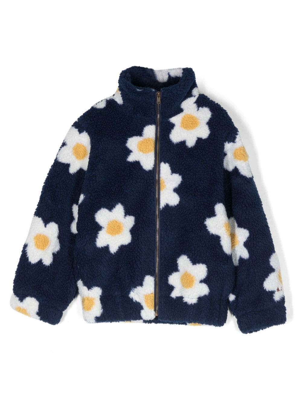 Bobo Choses Big Flower patterned-jacquard bomber jacket - Blue von Bobo Choses