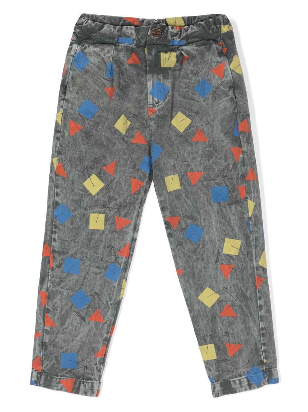 Bobo Choses Crazy Bicy cotton trousers - Grey von Bobo Choses