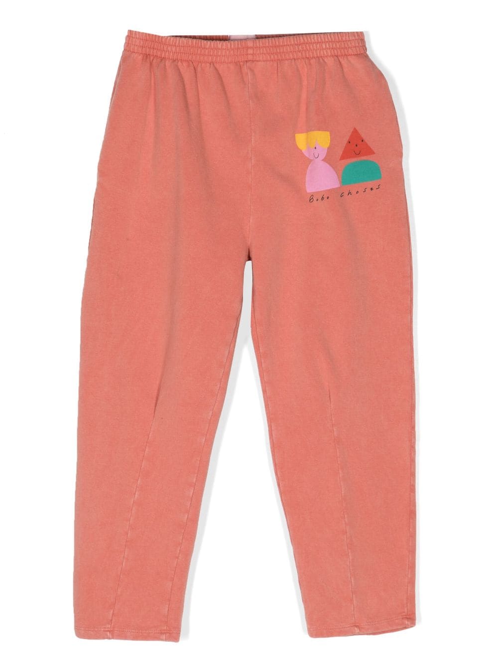 Bobo Choses Funny Friends cotton track pants - Red von Bobo Choses