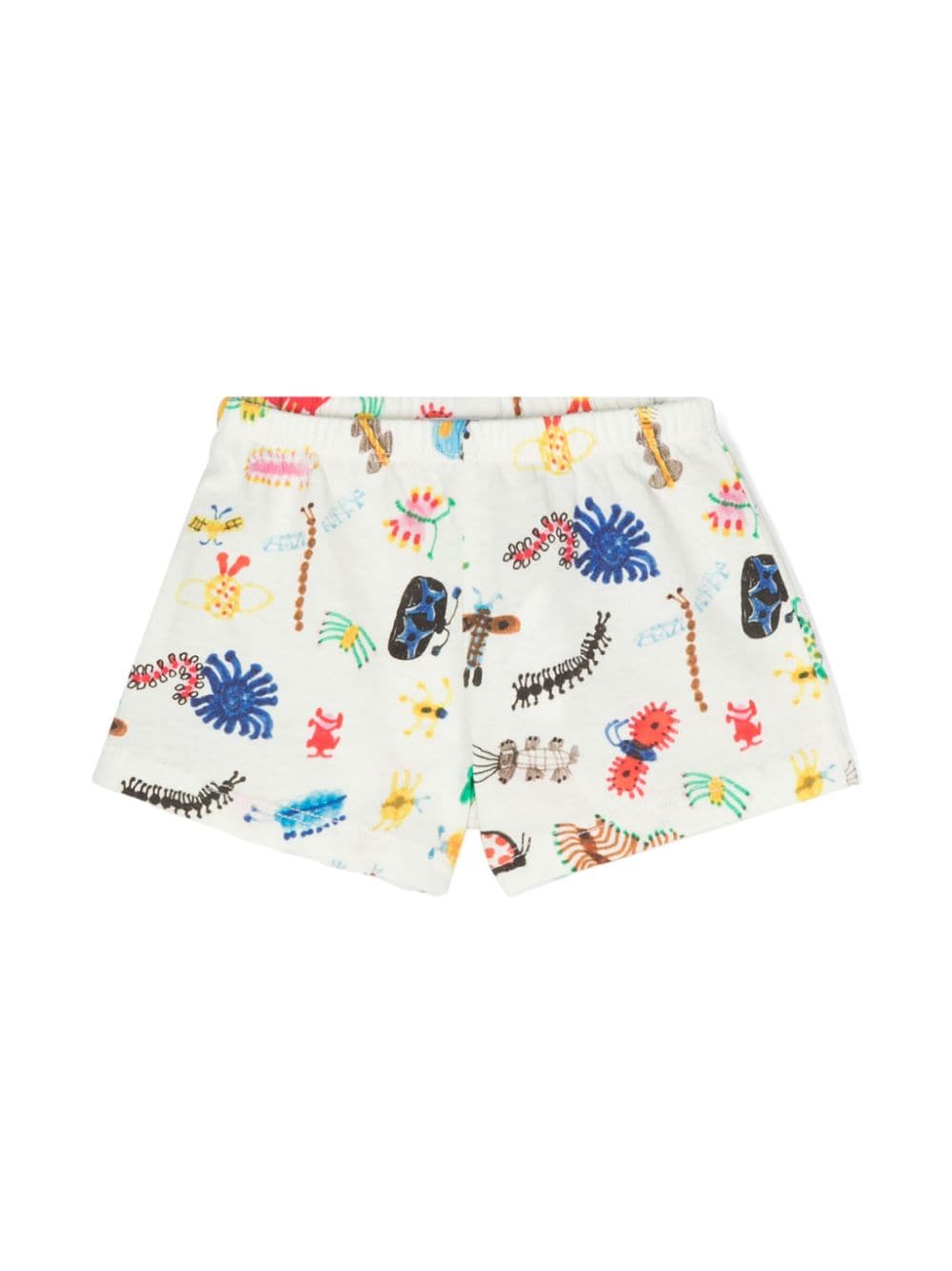 Bobo Choses Funny Insects-print shorts - White von Bobo Choses