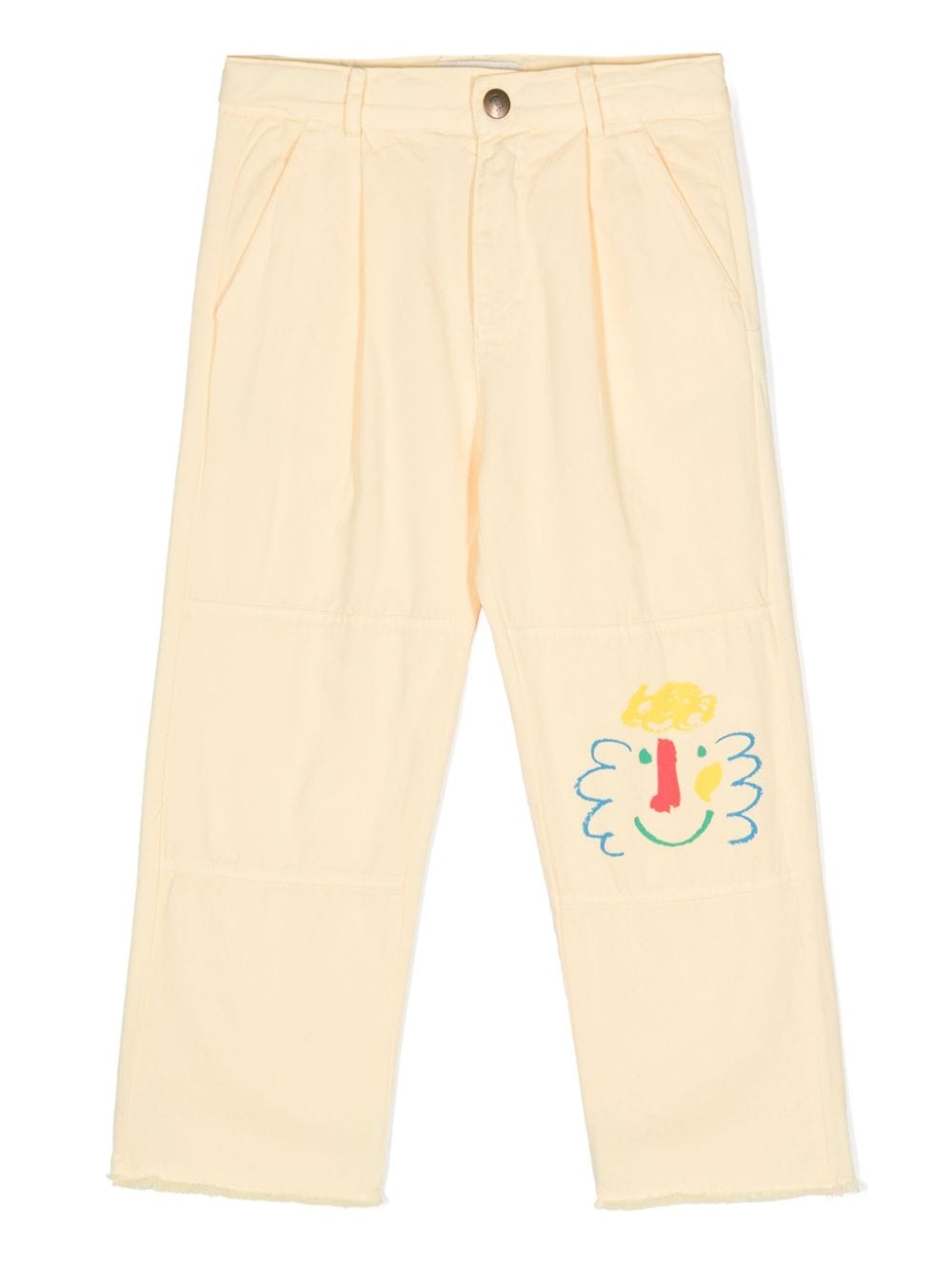 Bobo Choses Happy Mask chino trousers - Yellow von Bobo Choses