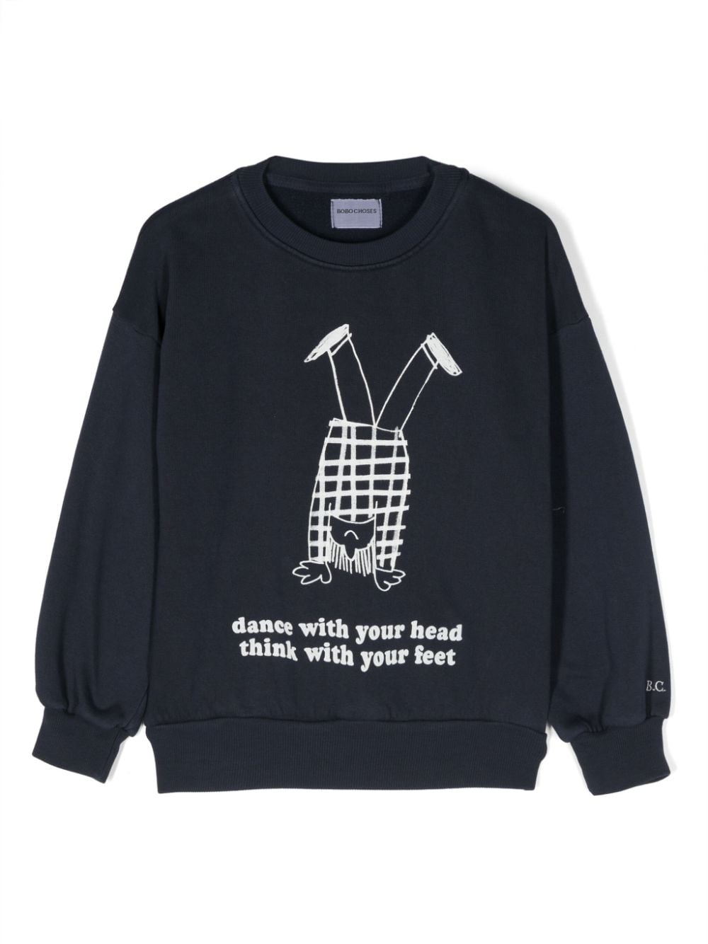 Bobo Choses Headstand cotton sweatshirt - Blue von Bobo Choses