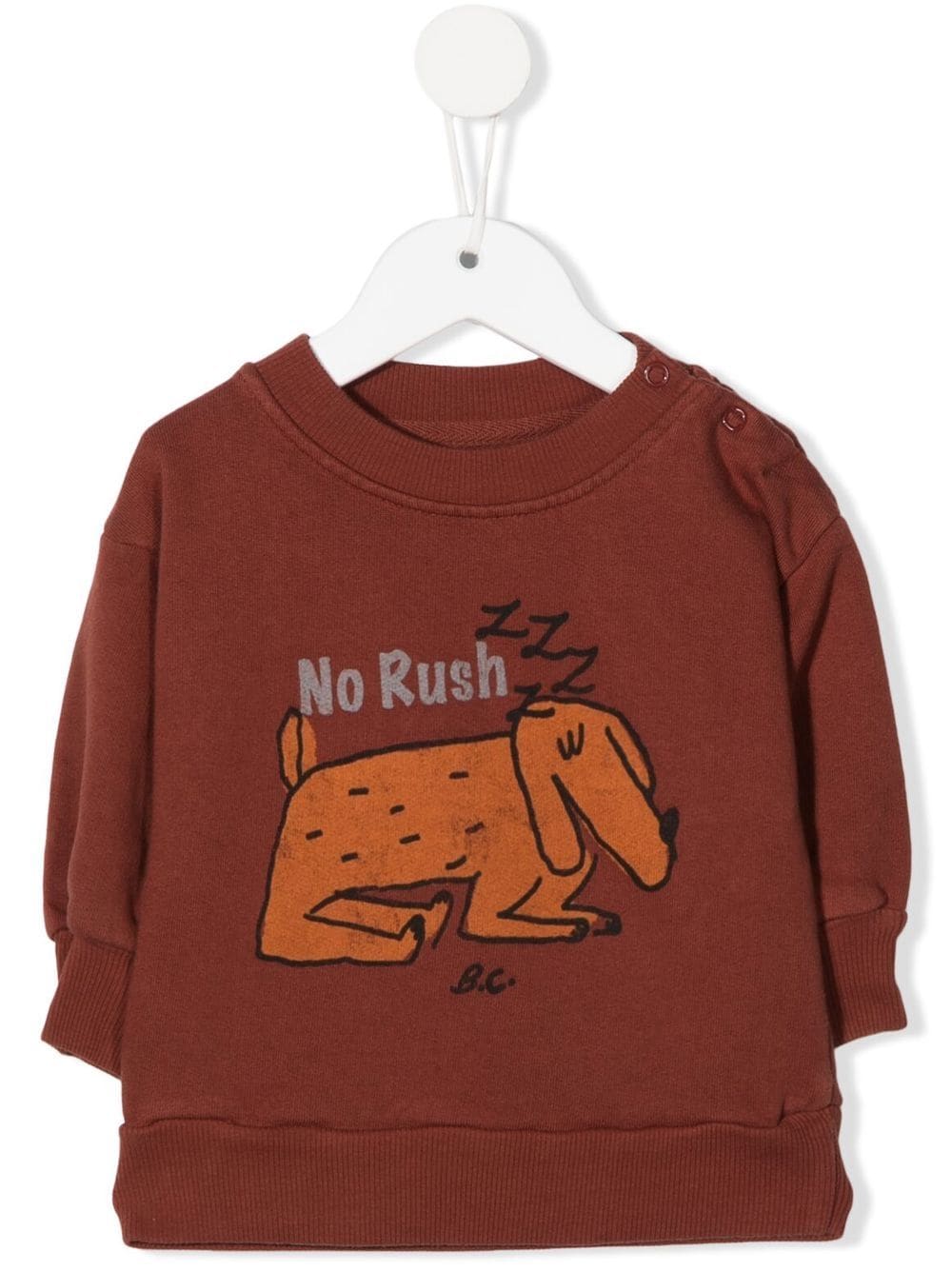 Bobo Choses No Rush print sweatshirt - Brown von Bobo Choses