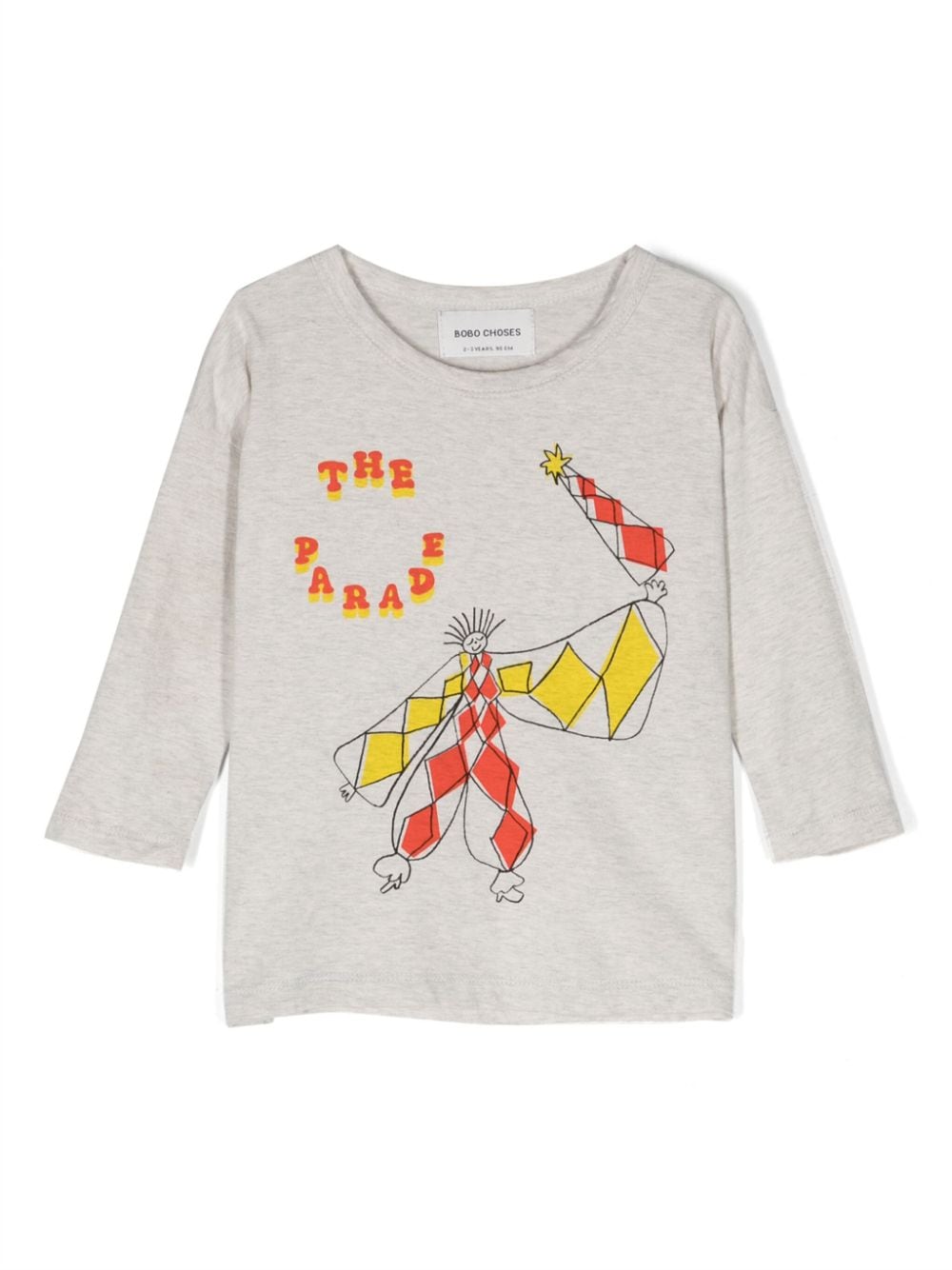 Bobo Choses Parade Master cotton T-shirt - Grey von Bobo Choses