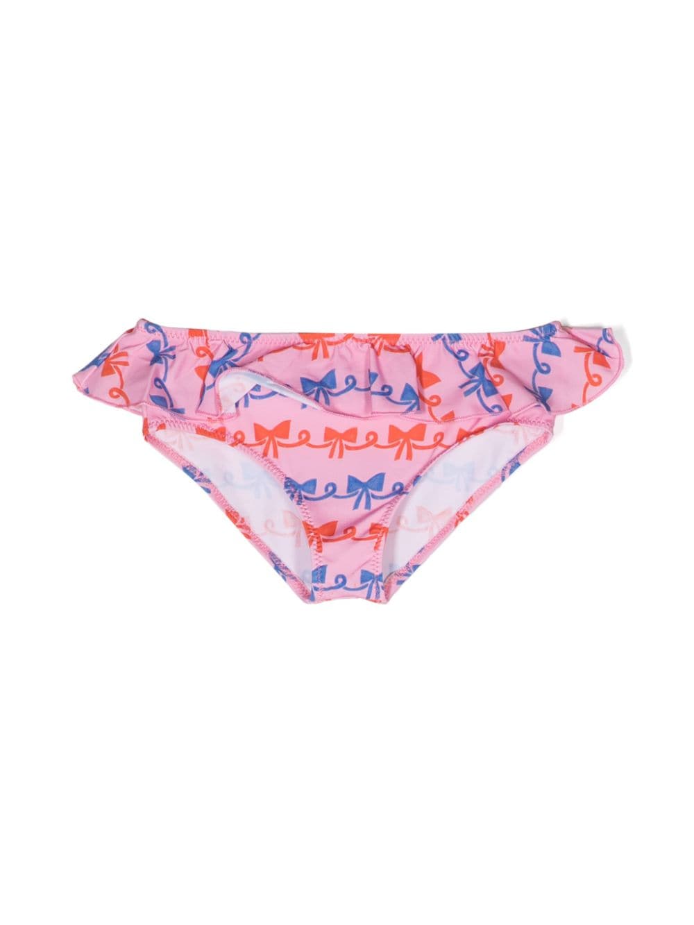 Bobo Choses Ribbon Bow ruffled bikini bottoms - Pink von Bobo Choses
