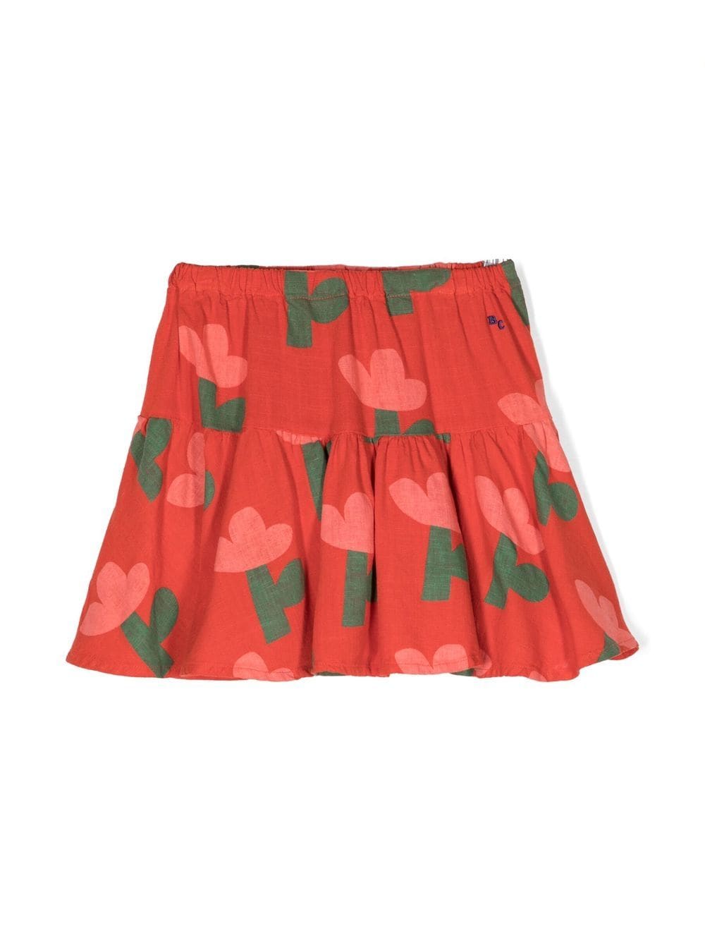 Bobo Choses Sea Flower pleated skirt - Red von Bobo Choses