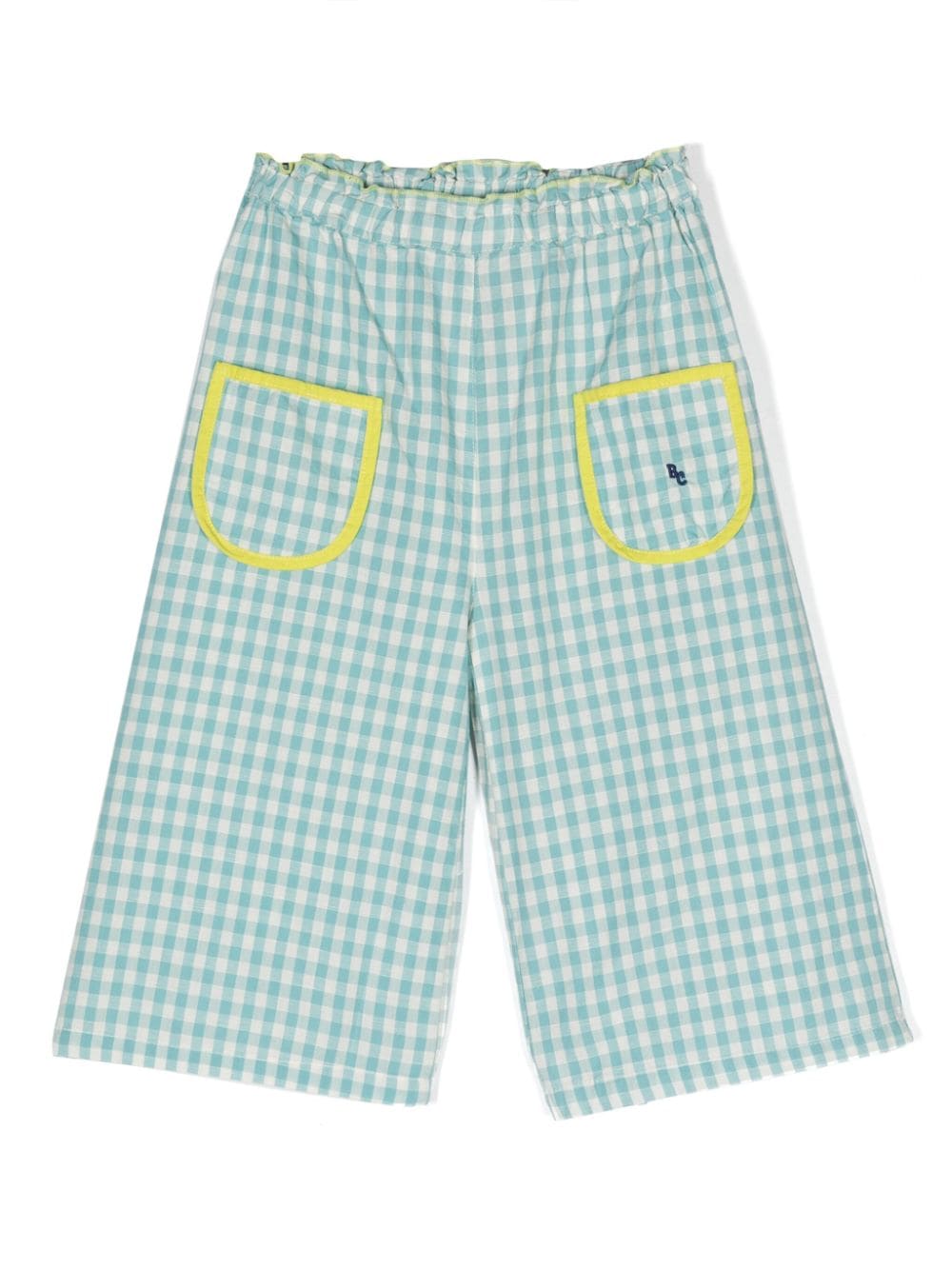 Bobo Choses Vichy checked wide-leg trousers - Blue von Bobo Choses