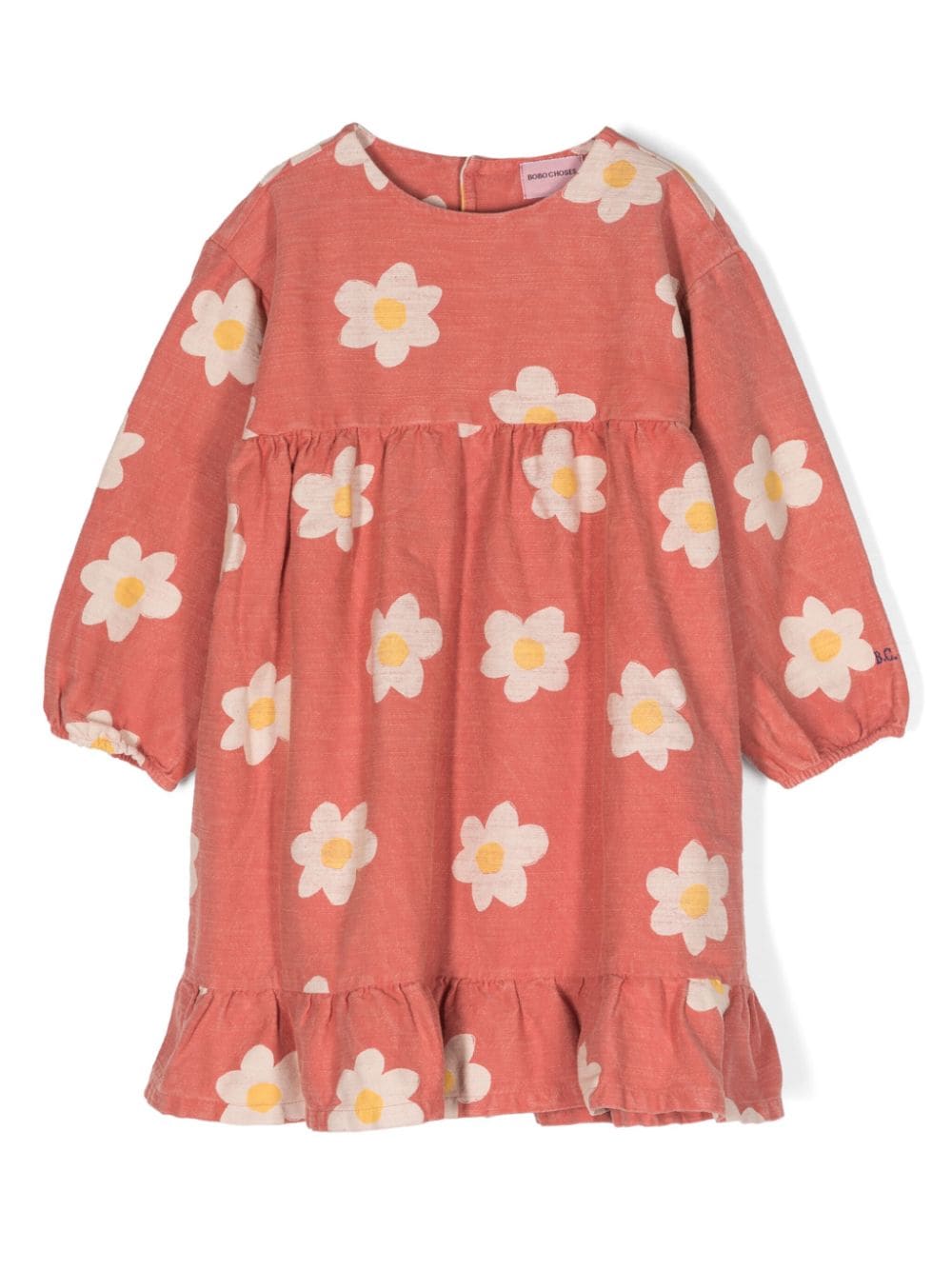 Bobo Choses floral-print cotton dress - Orange von Bobo Choses