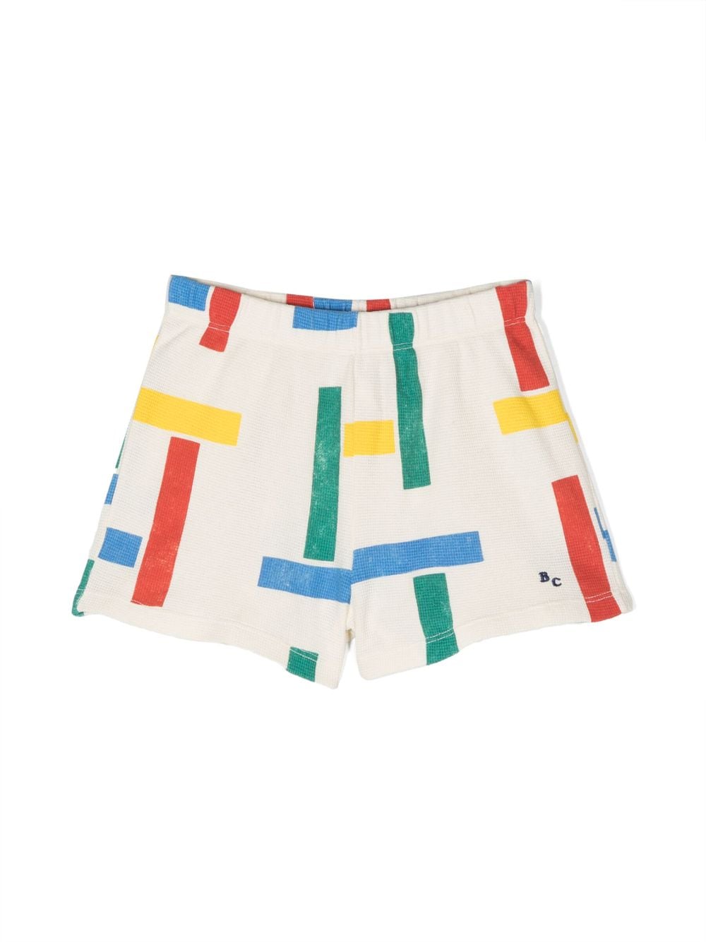 Bobo Choses geometric-print organic cotton shorts - White von Bobo Choses