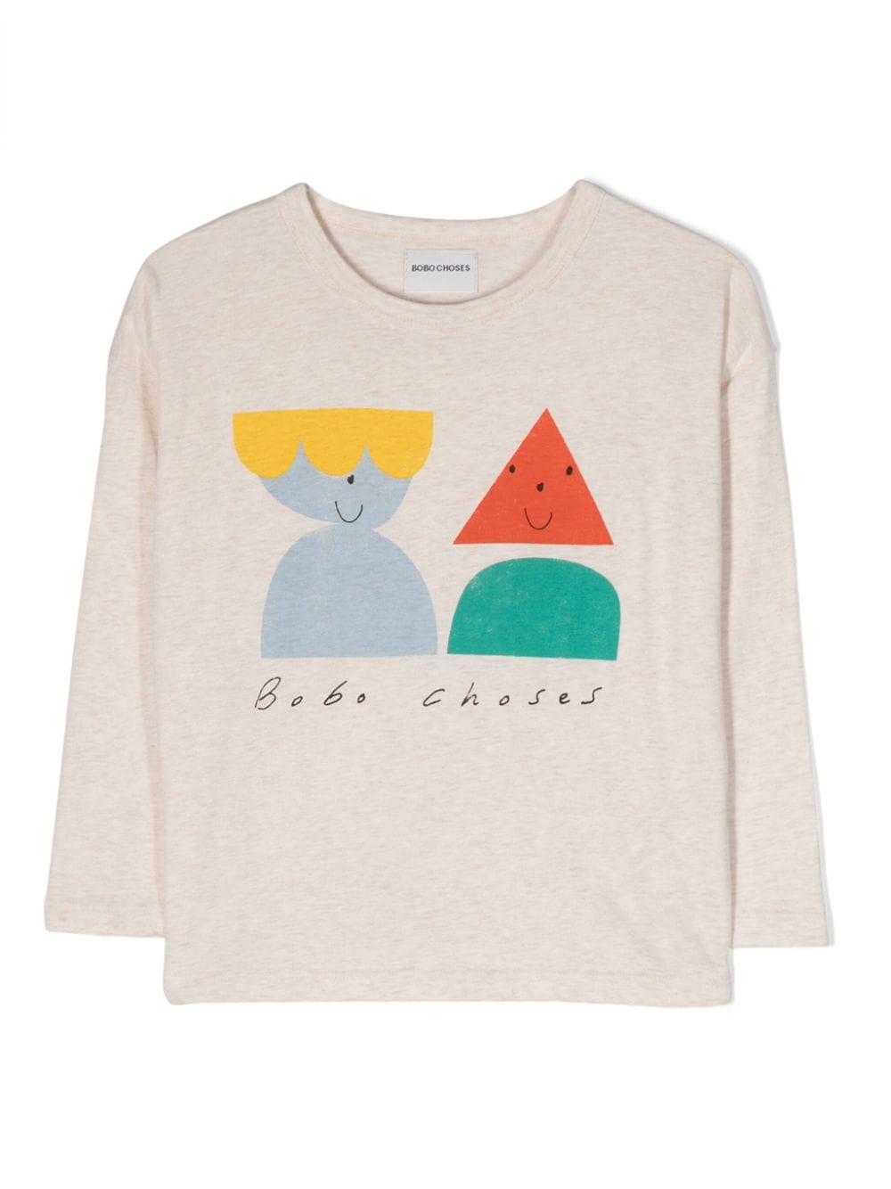 Bobo Choses graphic-print long-sleeve T-shirt - Neutrals von Bobo Choses