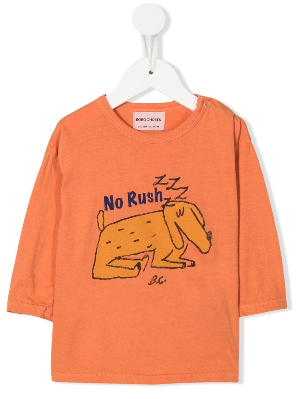 Bobo Choses graphic-print long-sleeve T-shirt - Orange von Bobo Choses