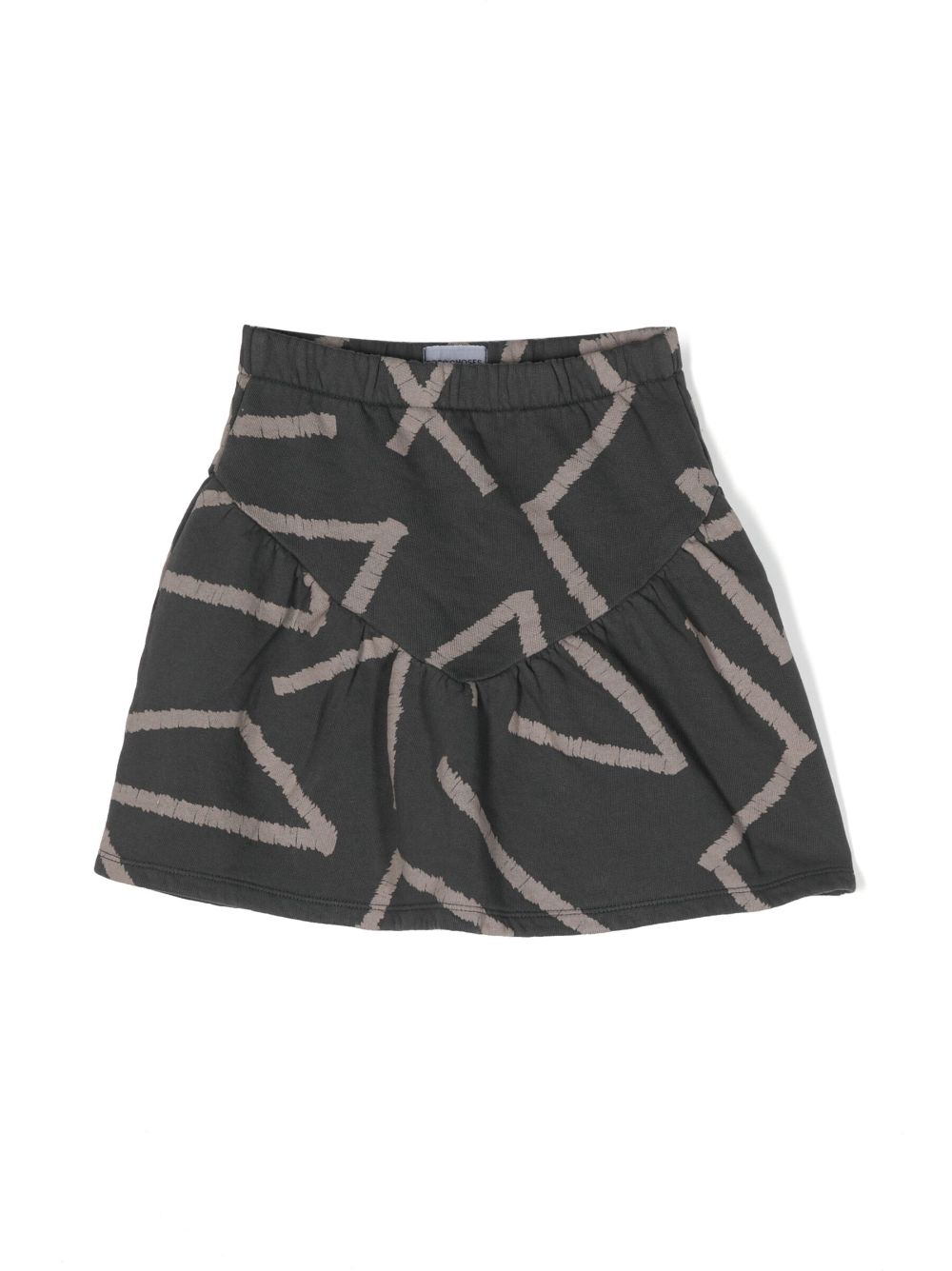 Bobo Choses graphic-print organic cotton skirt - Grey von Bobo Choses