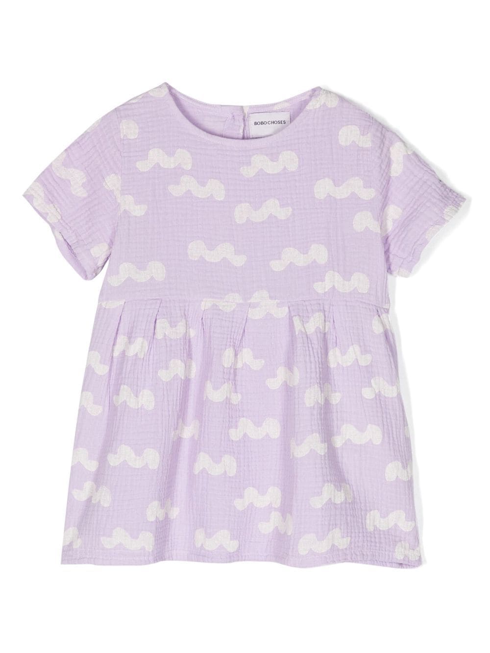 Bobo Choses graphic-print short-sleeved dress - Purple von Bobo Choses