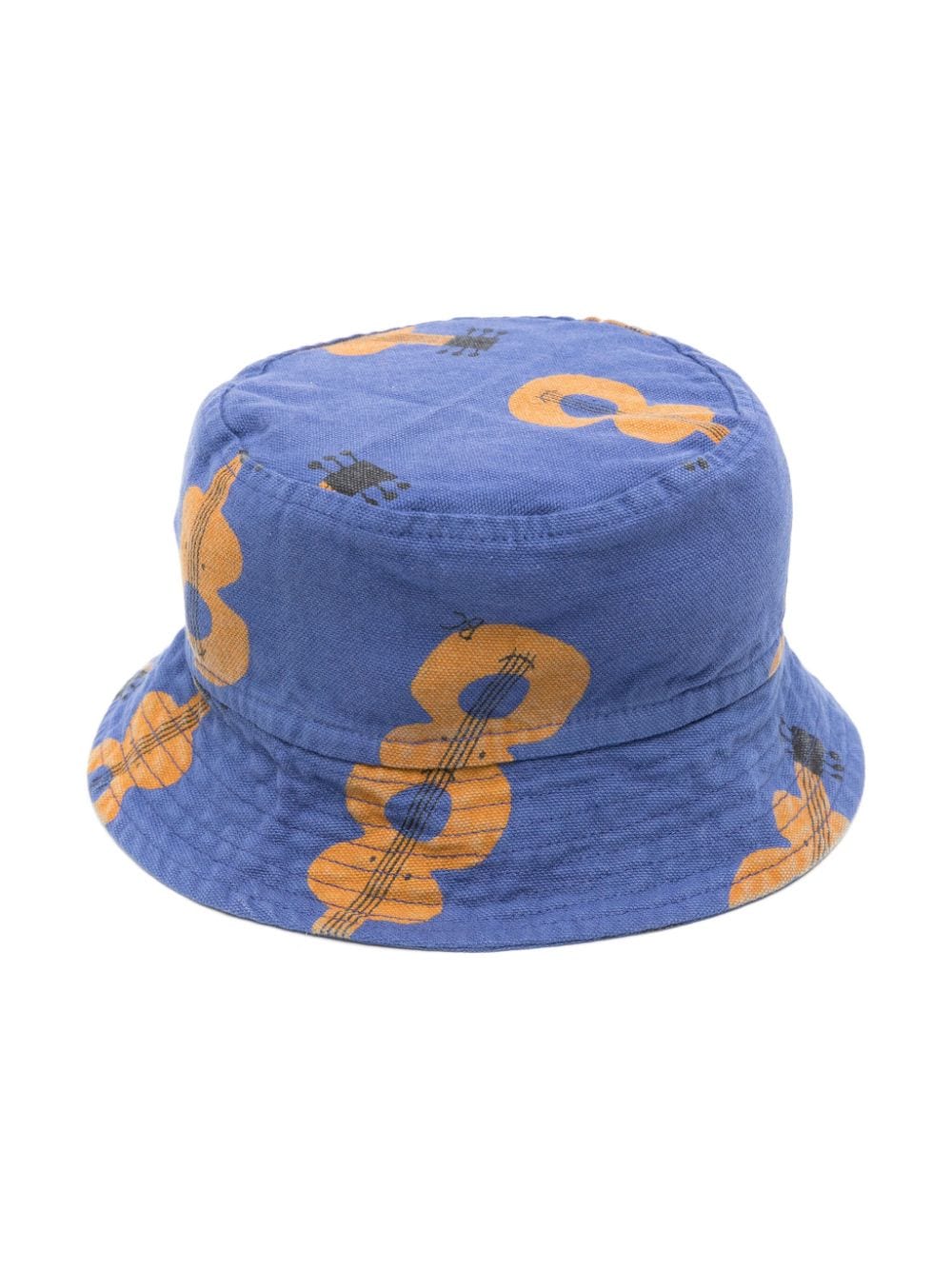 Bobo Choses guitar-print cotton bucket hat - Blue von Bobo Choses