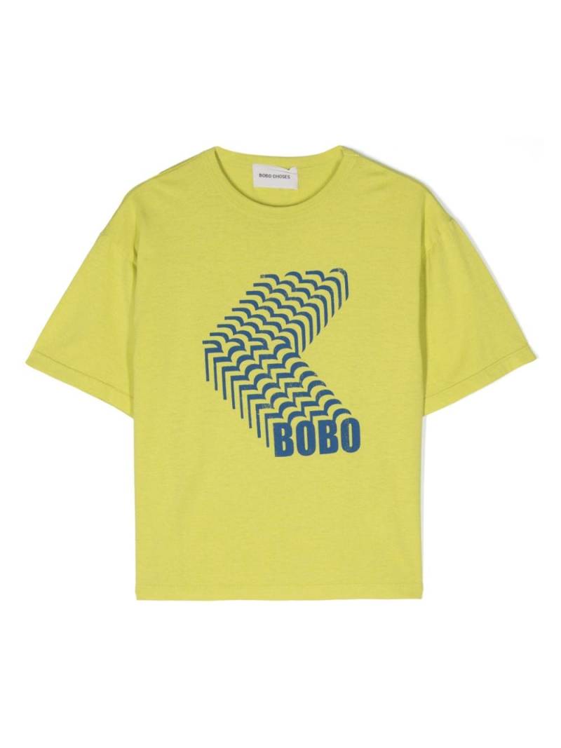 Bobo Choses logo-print T-shirt - Green von Bobo Choses
