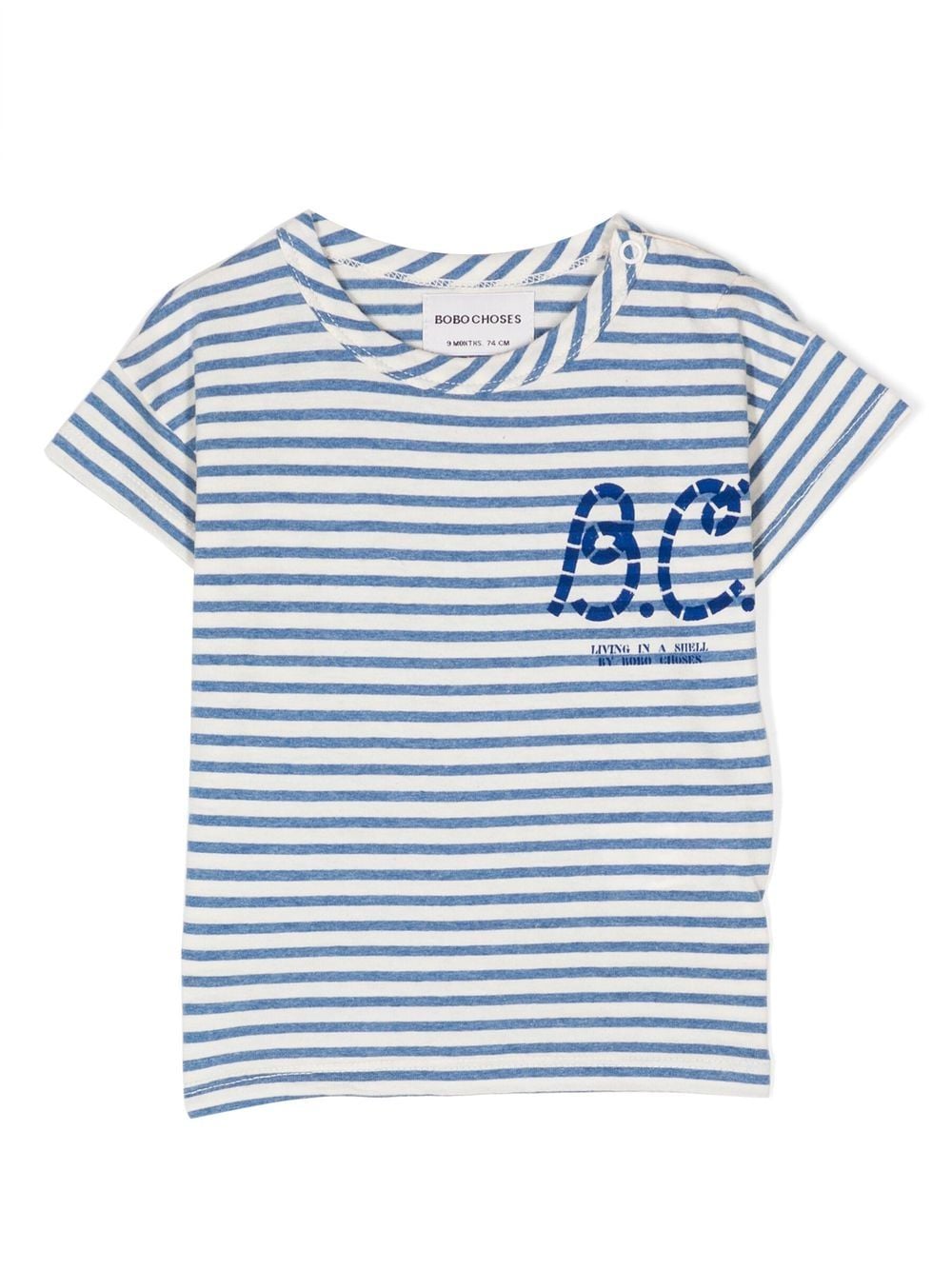 Bobo Choses logo-print short-sleeve T-shirt - Neutrals von Bobo Choses