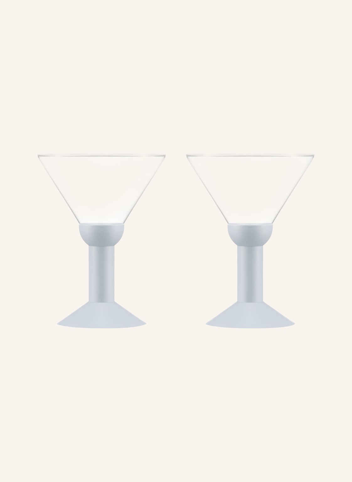 Bodum 2er-Set Martinigläser Oktett grau von Bodum