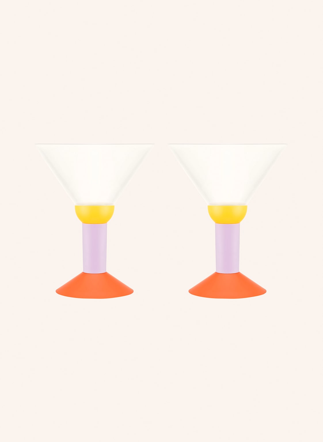 Bodum 2er-Set Martinigläser Oktett grau von Bodum