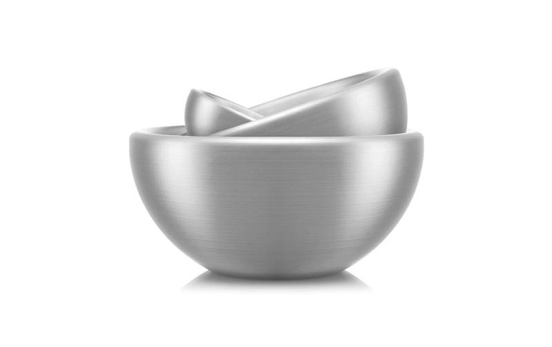 Bodum Salatschüssel »Set Midora 3-teilig 0.6/0.3/0.65 l«, aus Edelstahl von Bodum