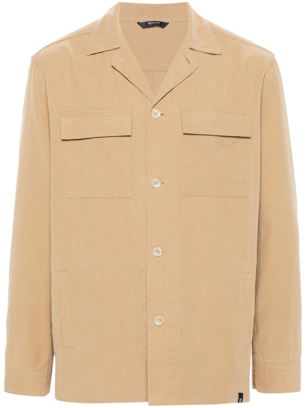 Boggi Milano Link shirt jacket - Neutrals von Boggi Milano