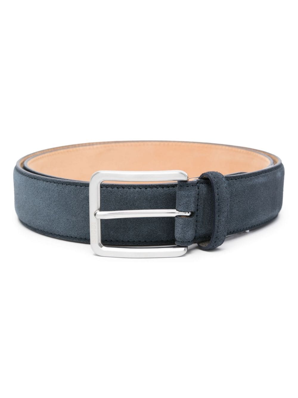 Boggi Milano buckle-fastening suede belt - Blue von Boggi Milano