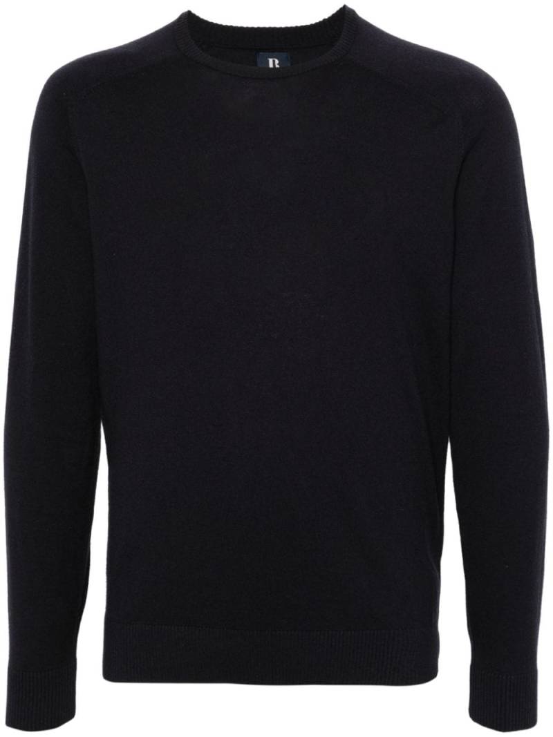 Boggi Milano crew neck jumper - Blue von Boggi Milano